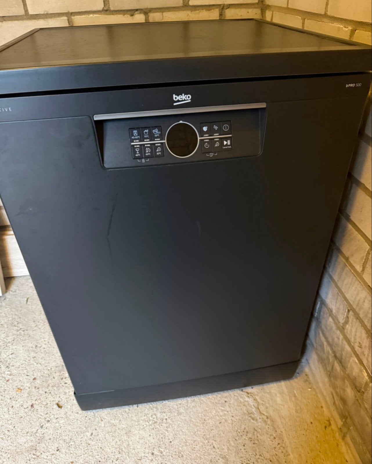 Beko B-PRO 500 Vrijstaande Vaatwasser Zwart, Witgoed en Apparatuur, Vaatwasmachines, Ophalen, 60 cm of meer, Eco programma, Zo goed als nieuw