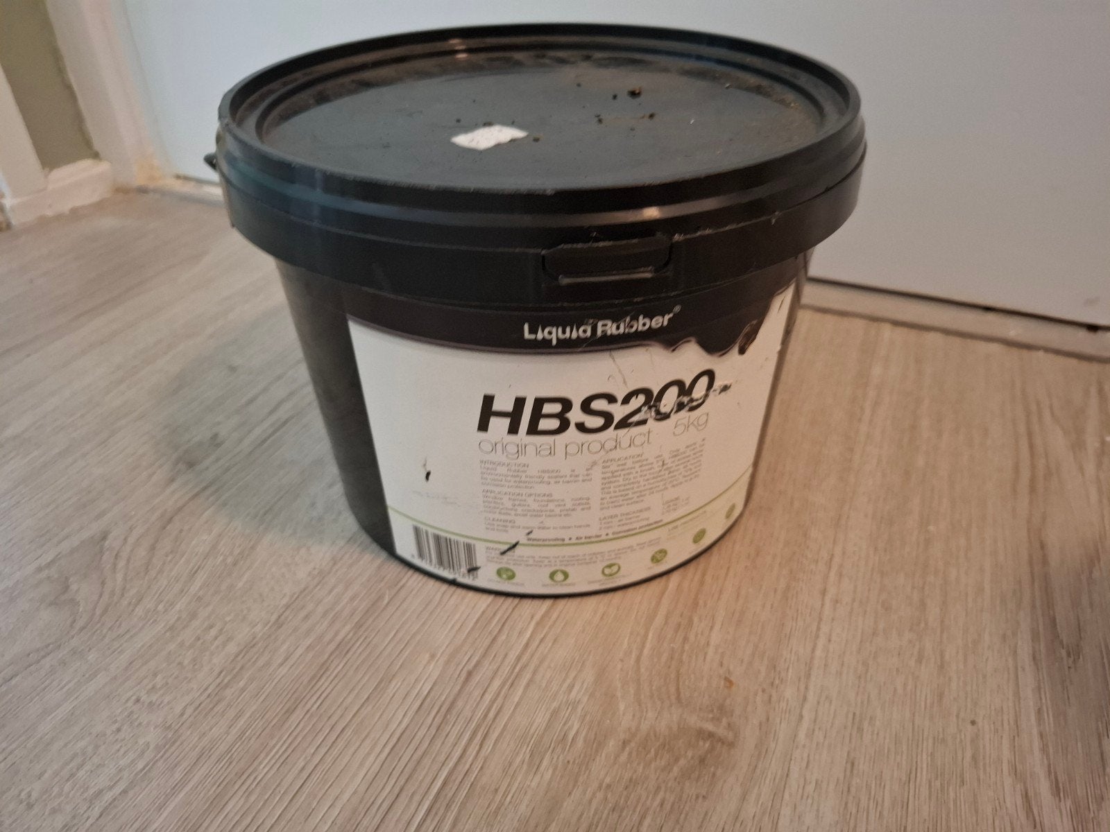 Liquid Rubber HBS200 - 5kg emmer, Ophalen, 5 tot 10 liter, Zwart, Nieuw