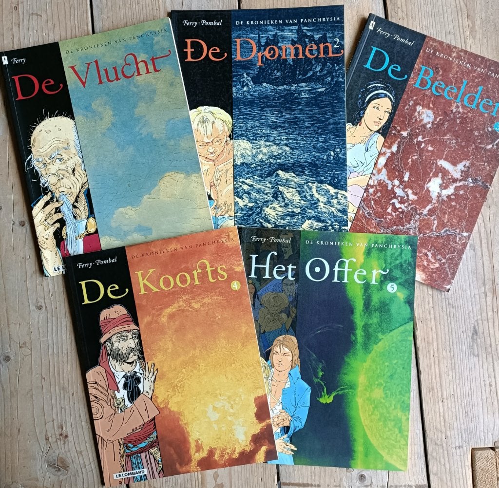 De Kronieken van Panchrysia - Complete reeks, Boeken, Stripboeken, Complete serie of reeks, Ophalen of Verzenden, Zo goed als nieuw