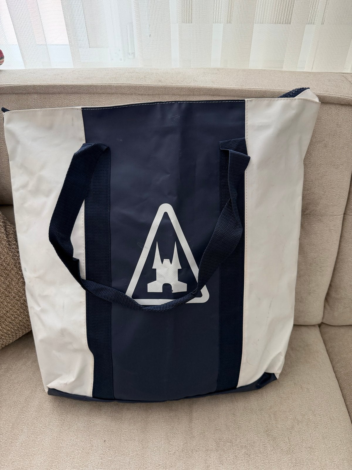 Grote Gaastra waterdichte shopper / strandtas, Sieraden, Tassen en Uiterlijk, Ophalen of Verzenden, Zo goed als nieuw, Blauw, Shopper