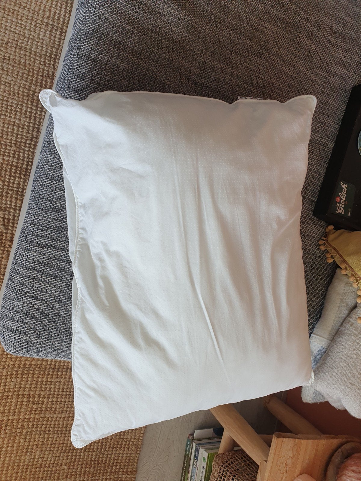 IKEA SKOGSFRÄKEN Kussen - Zo goed als nieuw, Jongetje of Meisje, Wit, Eenpersoonsbed, Ophalen of Verzenden