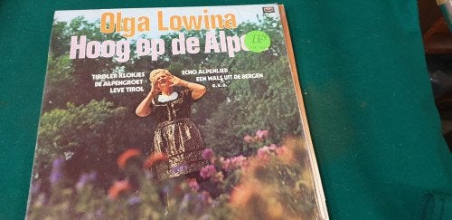 lp olga lowina, hoog op de alpen, Ophalen of Verzenden