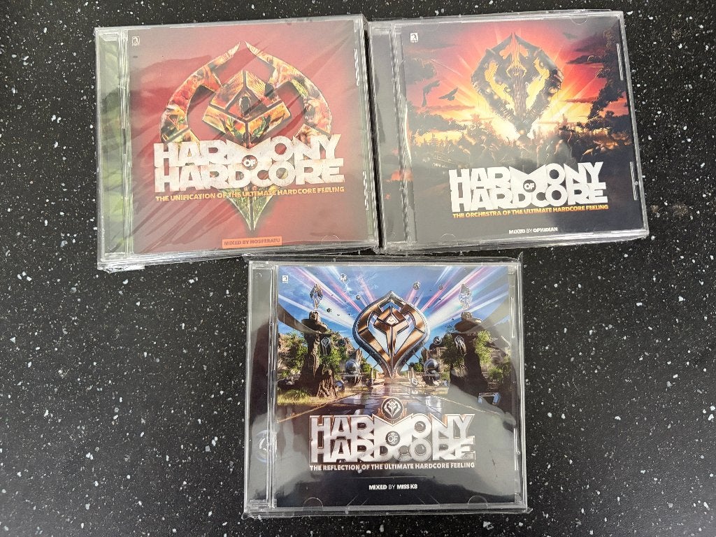 3 x Harmony of Hardcore, Ophalen of Verzenden, Zo goed als nieuw, Hardcore, Album