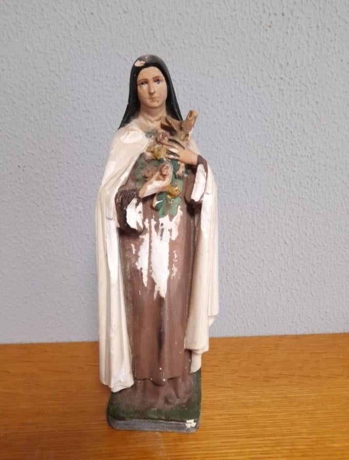 Heilige theresia ca 30 cm, Ophalen of Verzenden, Zo goed als nieuw, Beeld(je)