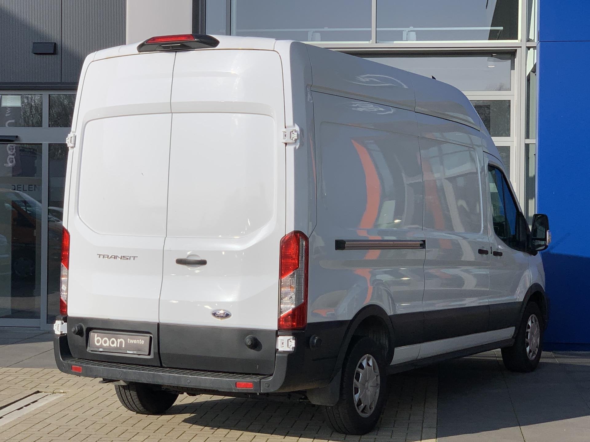 Ford Transit 350 2.0 TDCI 130 PK L3H3 Trend | Fabr. garantie, Voorwielaandrijving, Stof, Zwart, 4 cilinders