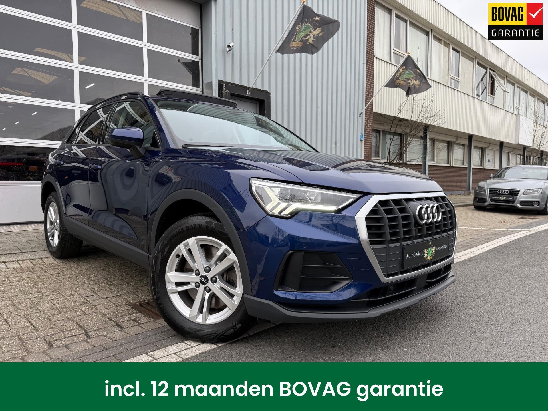 Audi Q3 45 TFSI e S edition 245PK PDC/LMV/CARPLAY/VIRTU/PANO, Stof, Gebruikt, Blauw, Hybride Elektrisch/Benzine