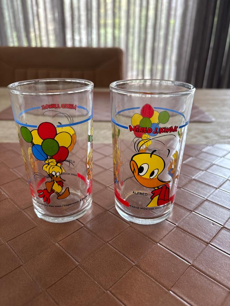 2 Alfred J. Kwak glaasjes, Ophalen of Verzenden, Gebruikt