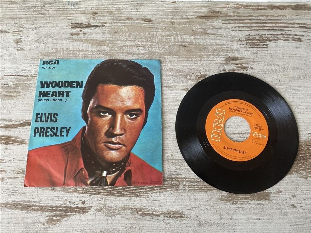 Elvis Presley - wooden heart singles [1232], Cd's en Dvd's, Verzenden, Zo goed als nieuw, Pop