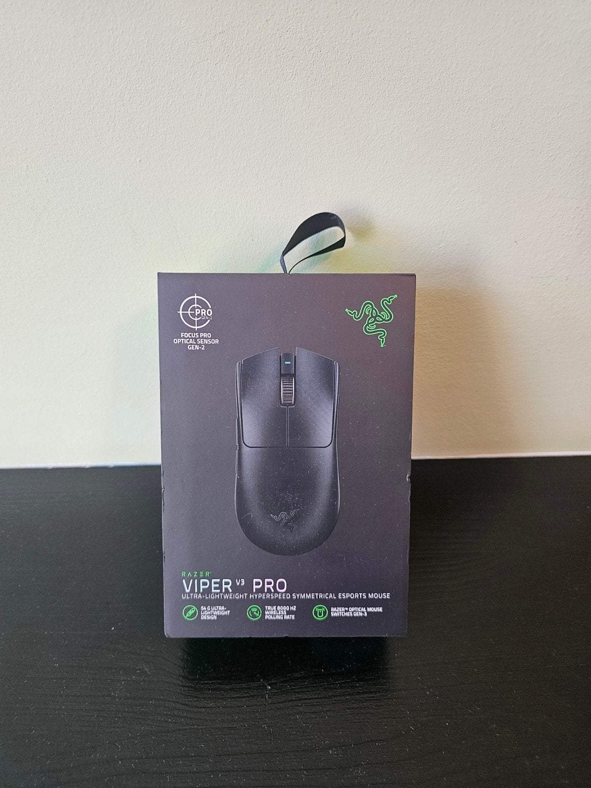 razer viper v3 pro 8k polling, Ophalen of Verzenden, Zo goed als nieuw, Razer