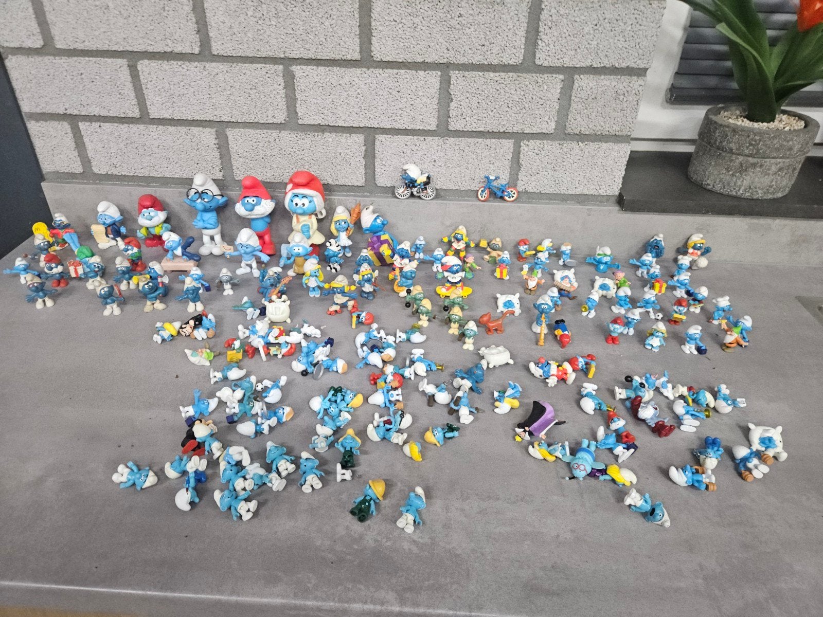 verzameling smurfen smurf poppetjes, Verzamelen, Ophalen of Verzenden, Zo goed als nieuw, Verschillende Smurfen