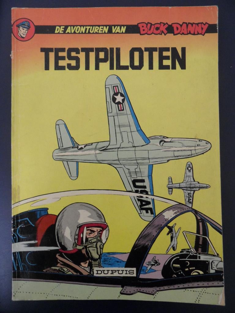 De avonturen van Buck Danny. Testpiloten. 1966., Eén stripboek, Ophalen of Verzenden, Gelezen