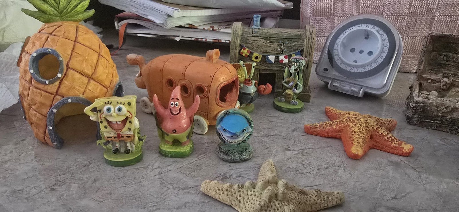 Spongebob aquarium, Ophalen