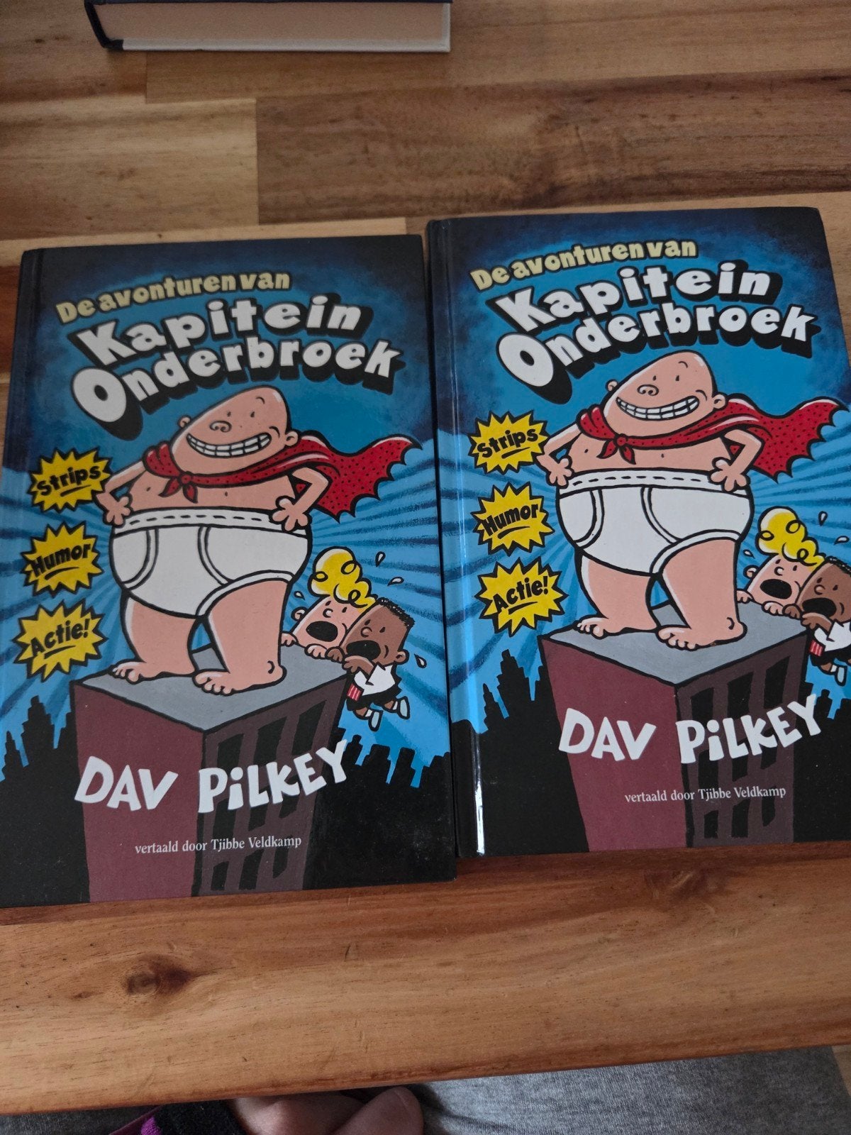 De avonturen van kapitein onderbroek 2x, Boeken, Gelezen, Overige typen, Ophalen of Verzenden, Dav Pilkey