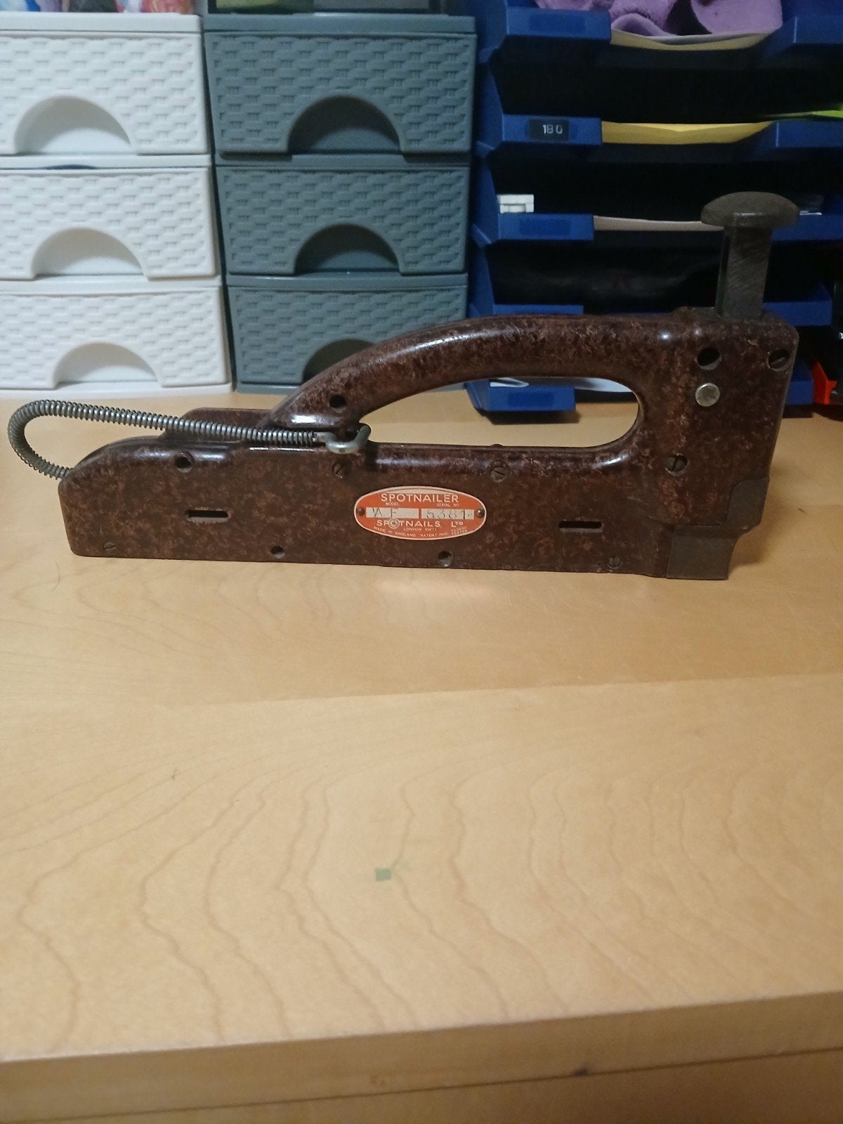 Vintage Spotnailer Tacker - Gebruikt, Ophalen of Verzenden, Gebruikt, Tacker/nietmachine, Overige merken