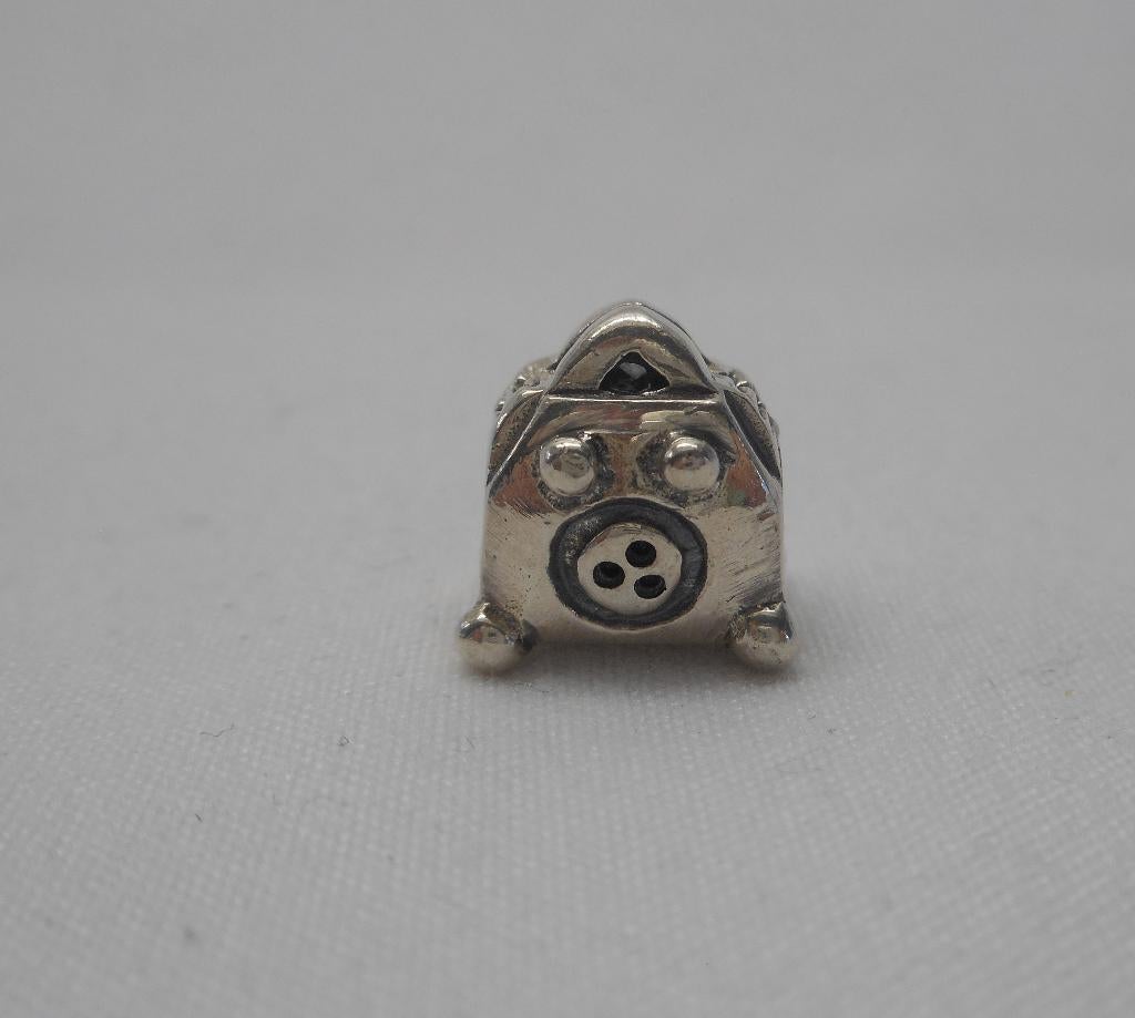 Zilveren Bacio bedel tasje nr.1559, Overige merken, Verzenden, Zo goed als nieuw, 1 bedel