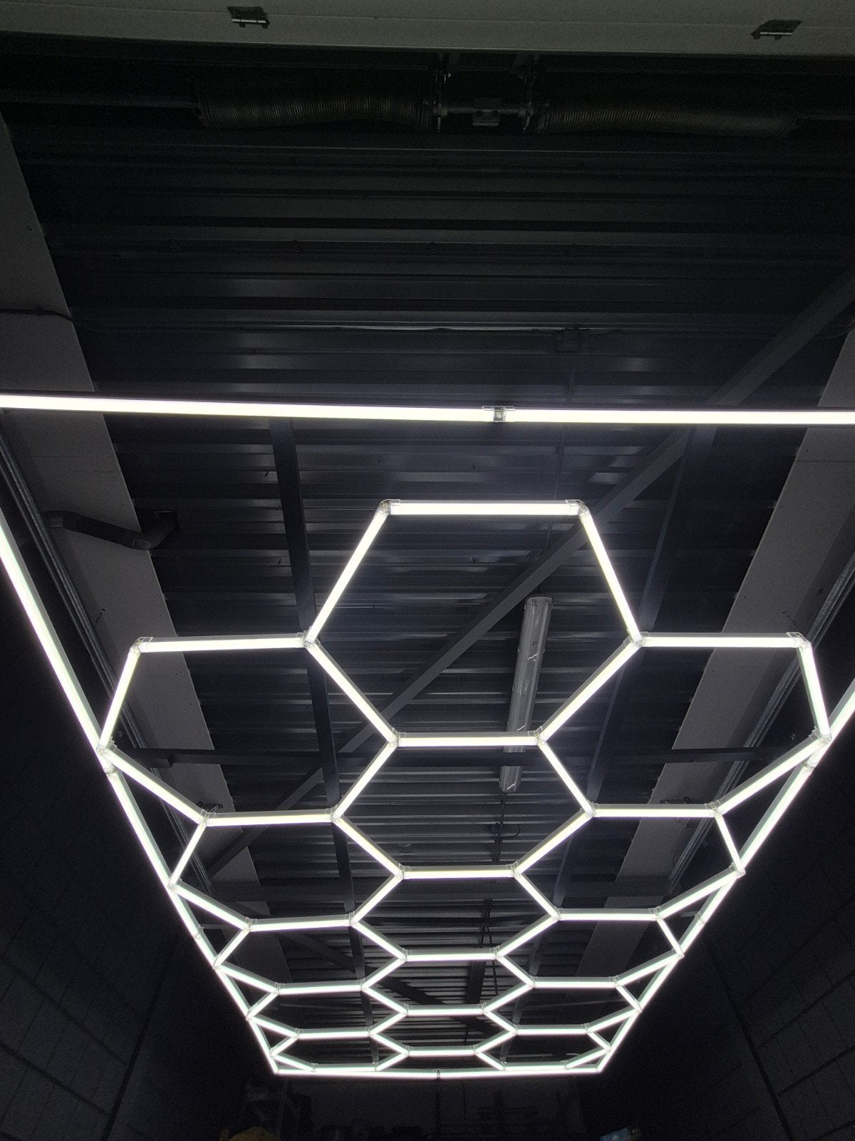 Hexagon L Lamp Koelwit Licht 220V 6500K 720W Nieuw, Ophalen of Verzenden, Nieuw, Kunststof, Moderne verlichting