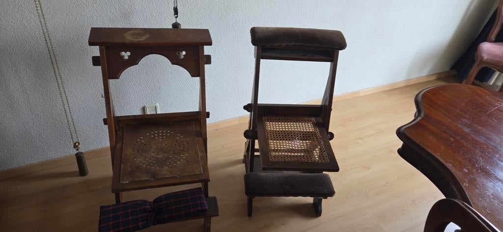 Antieke biechtstoelen - Set van 2, Antiek en Kunst, Ophalen