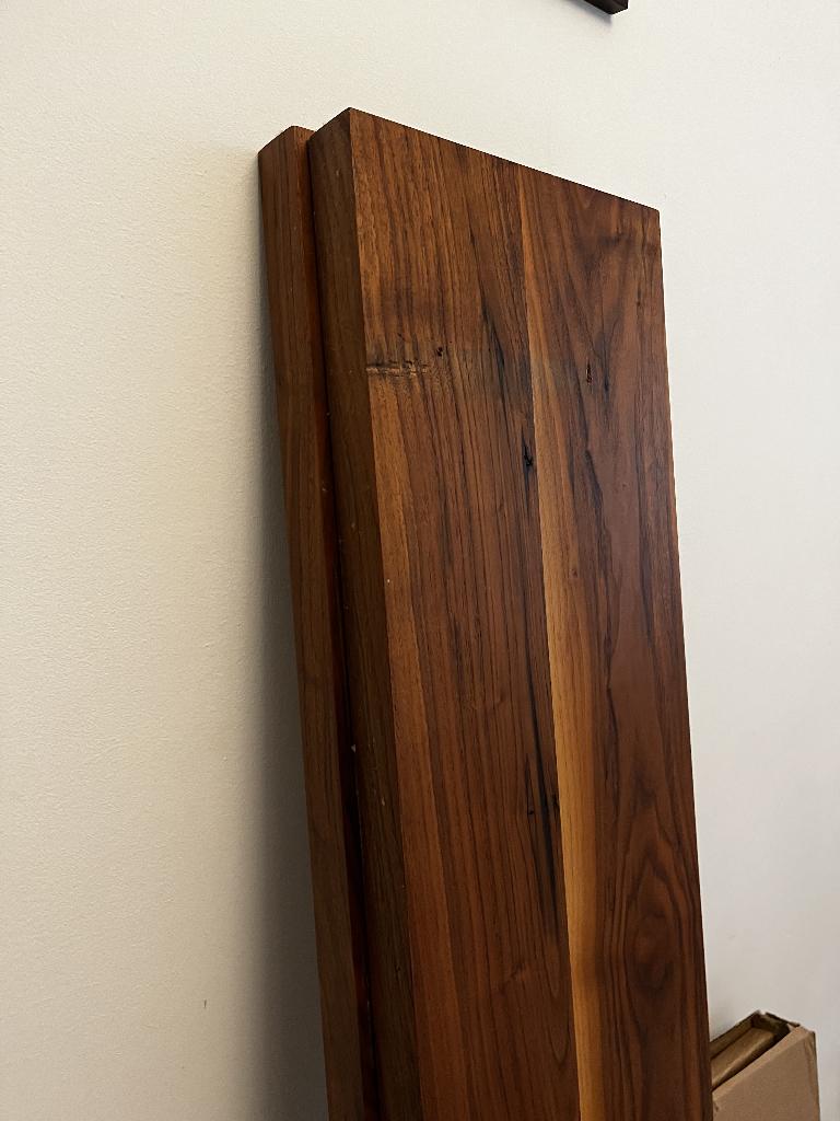 Planken van palissander/sheeshamhout, Doe-het-zelf en Verbouw, Hout en Planken, Ophalen, Minder dan 25 mm, Zo goed als nieuw, Plank