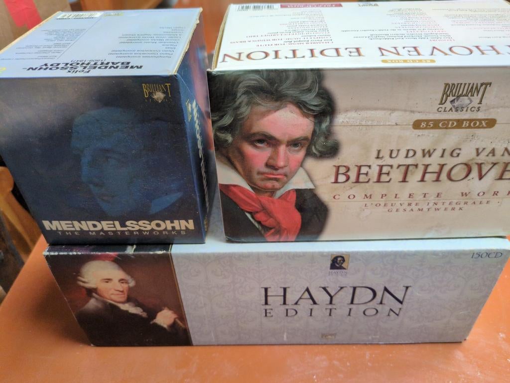 Haydn, Mendelssohn en Beethoven cd boxen, Ophalen of Verzenden, Zo goed als nieuw
