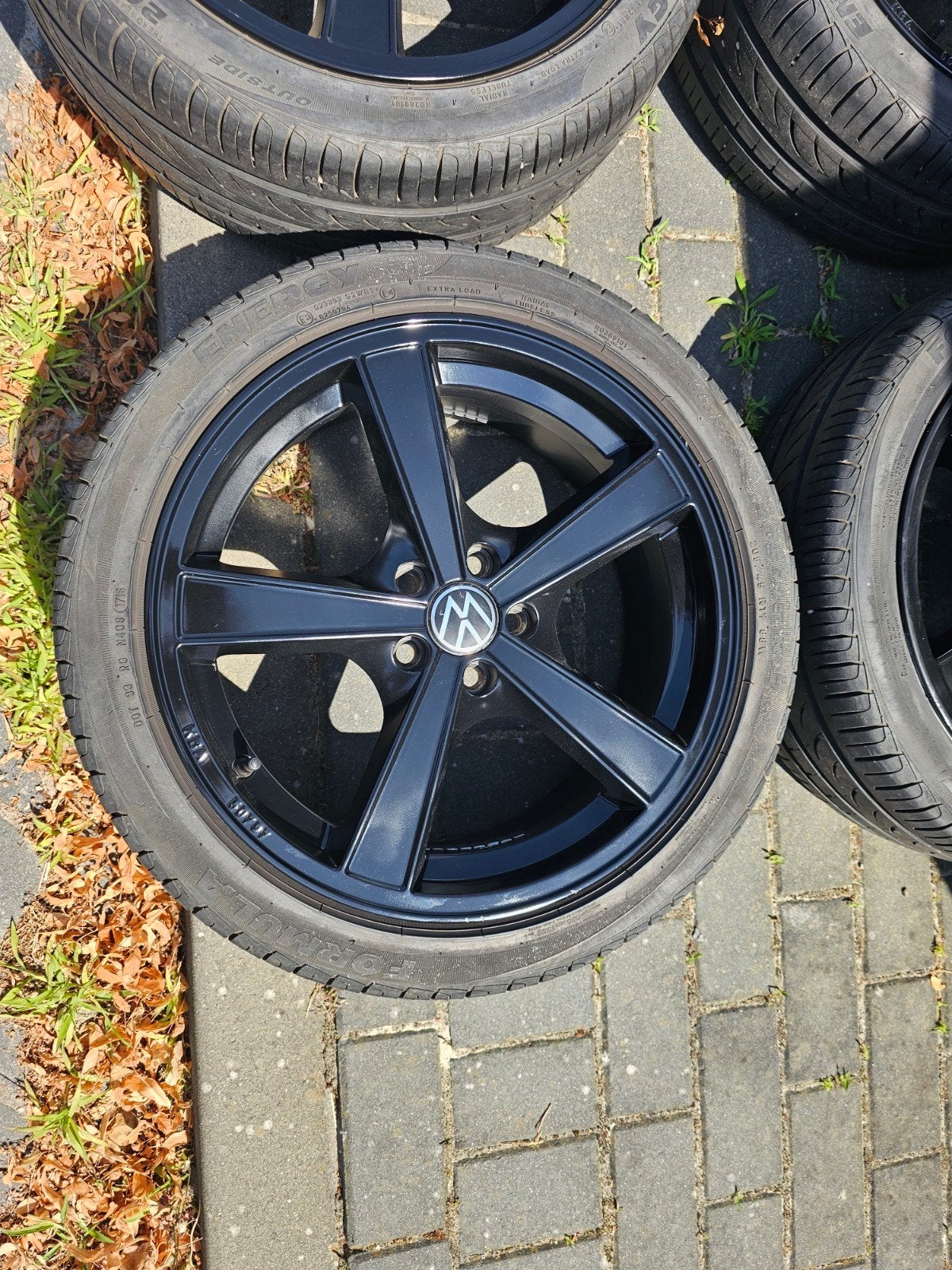 Vw Polo 17 inch Trina velgen met zomerbanden, Ophalen