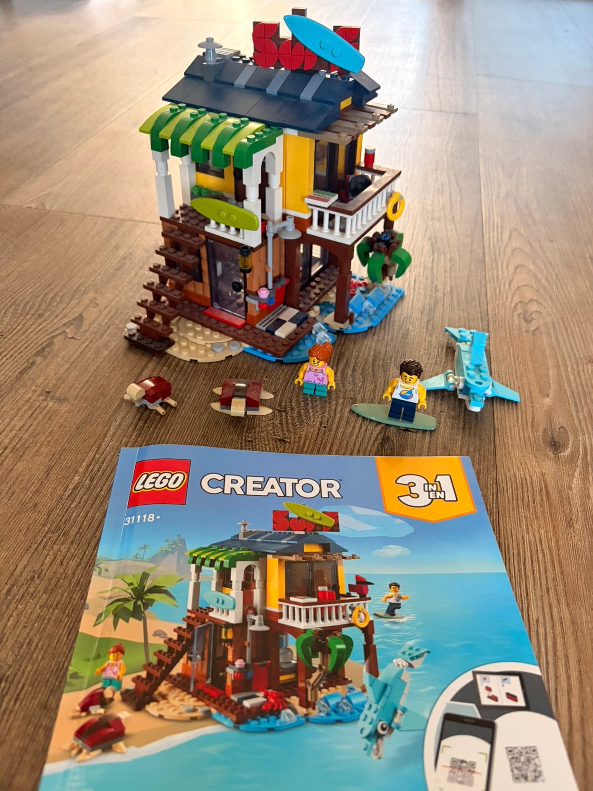 Lego surfhuis 31118, Ophalen of Verzenden, Zo goed als nieuw