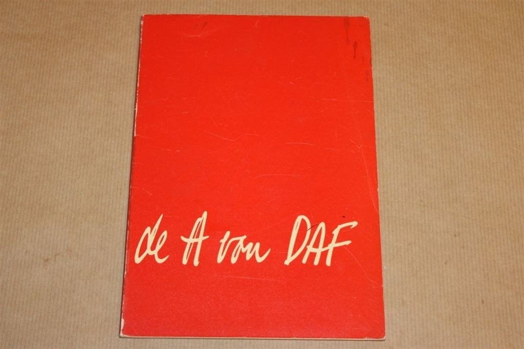 De A van DAF - Zeldzame uitgave 1958 !!, Ophalen of Verzenden, Zo goed als nieuw, Overige merken