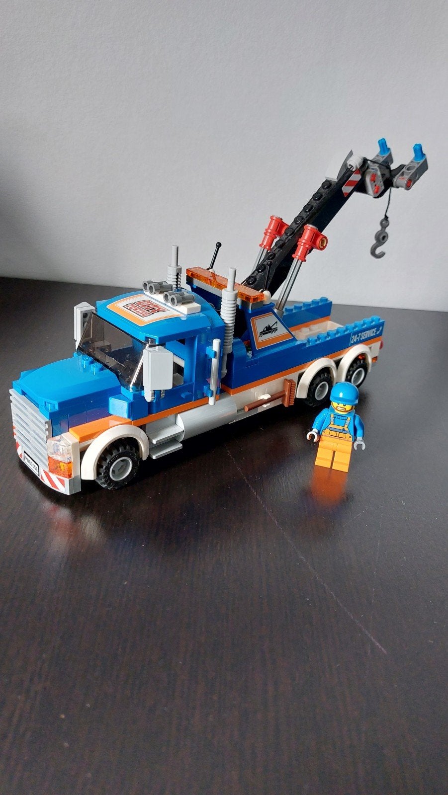 Lego City Takelwagen 60056 met minifiguur en instructies