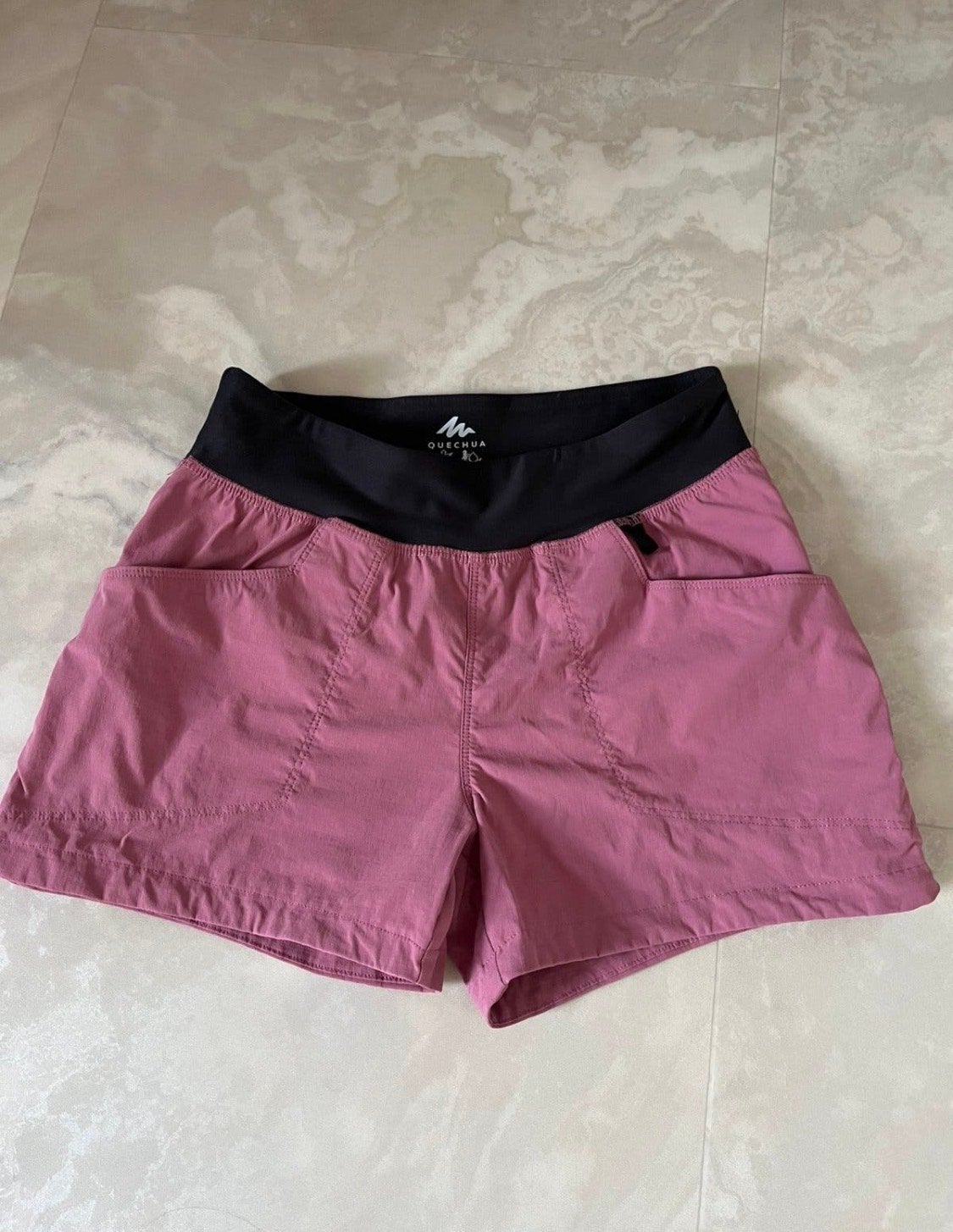 Quechua Wandelshort MH500 Kinderen Roze Maat 146, Ophalen