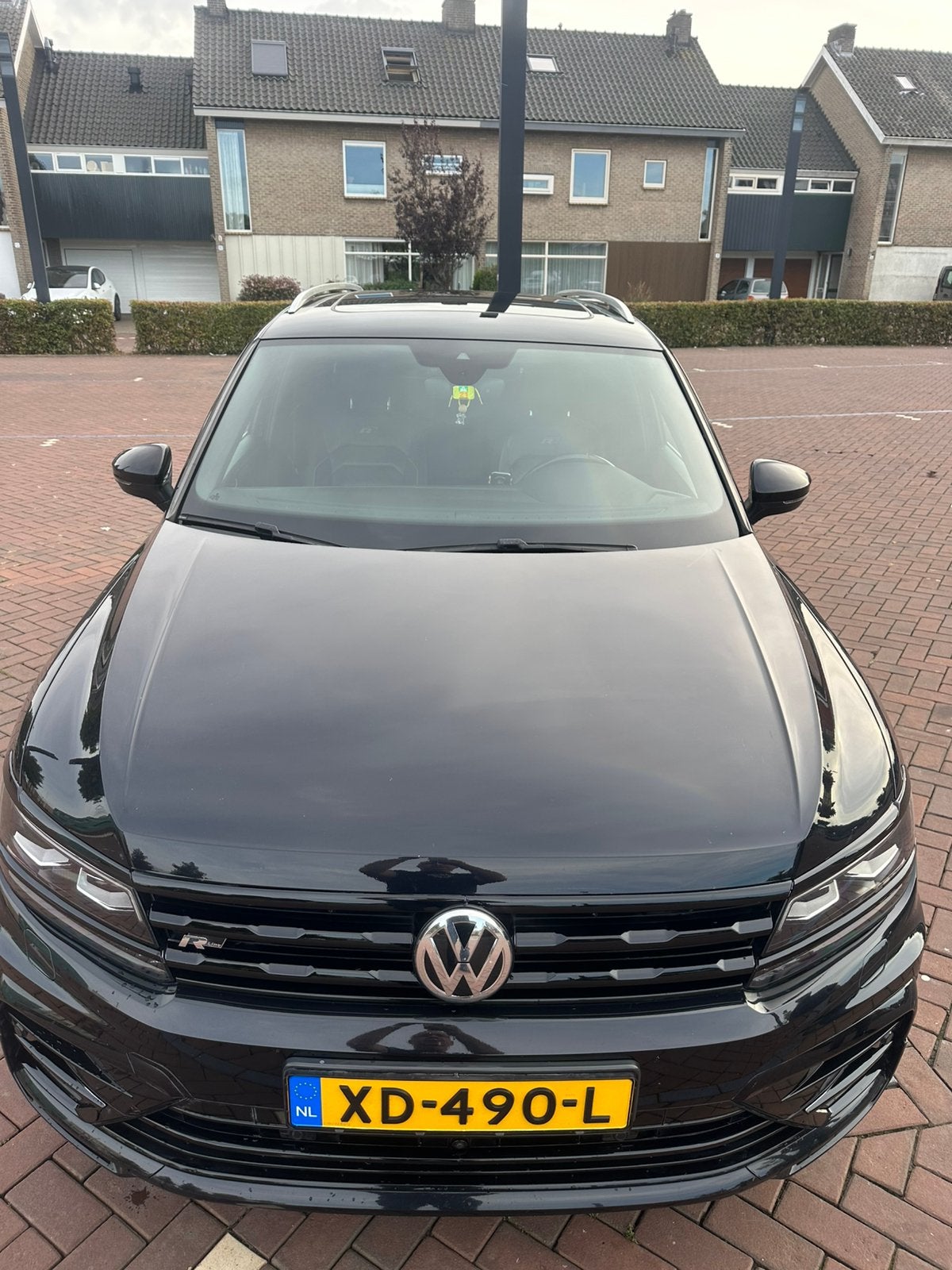 Volkswagen Tiguan 1.4 TSI 3xRline150pk 6-DSG 2018 Zwart, Auto's, 15 km/l, 1800 kg, 4 cilinders, 7 stoelen