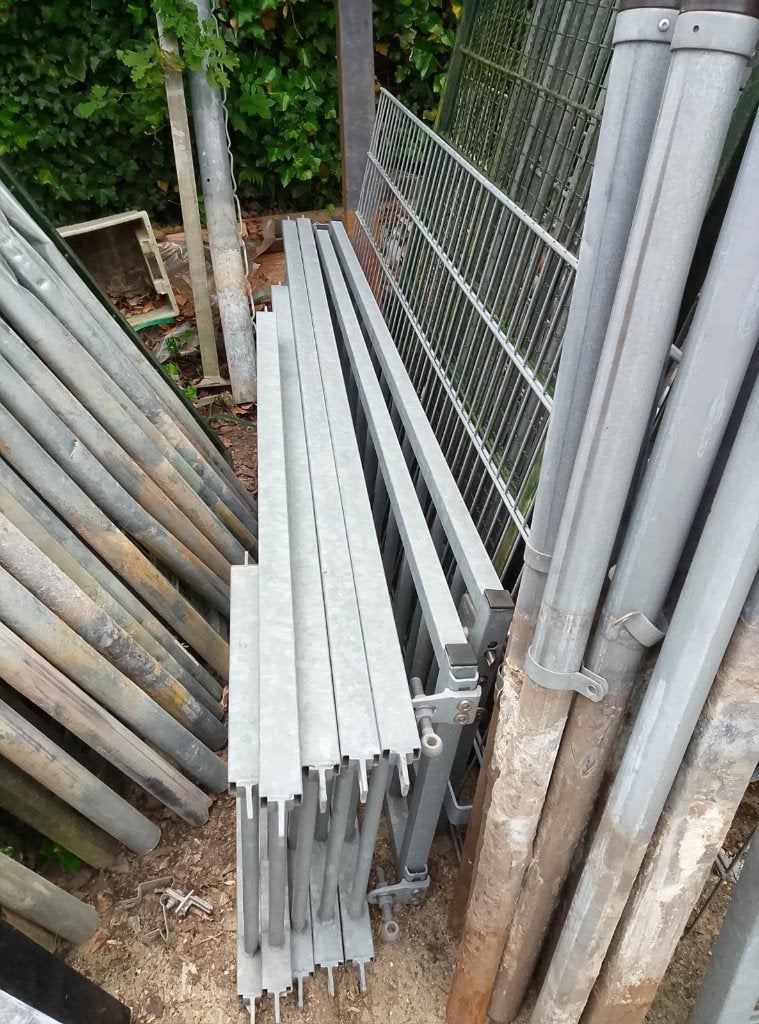 Spijlen poort  en Spijlen  hekwerk, Ophalen, Zo goed als nieuw, IJzer, Spijlenhekwerk