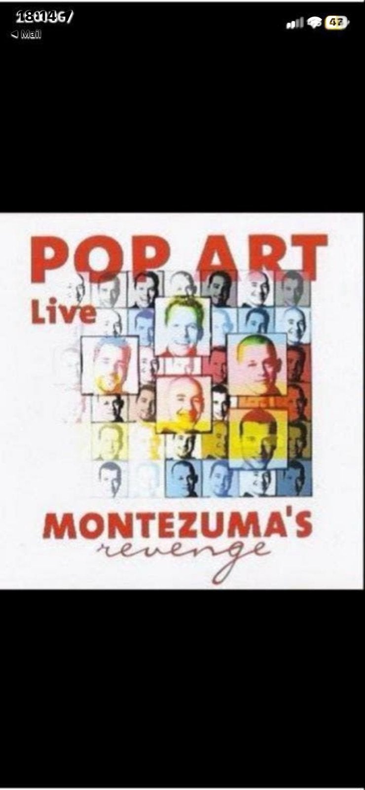 Pop Art Live - Montezuma’s Revenge CD, Ophalen of Verzenden, Gebruikt, Pop, Live-album