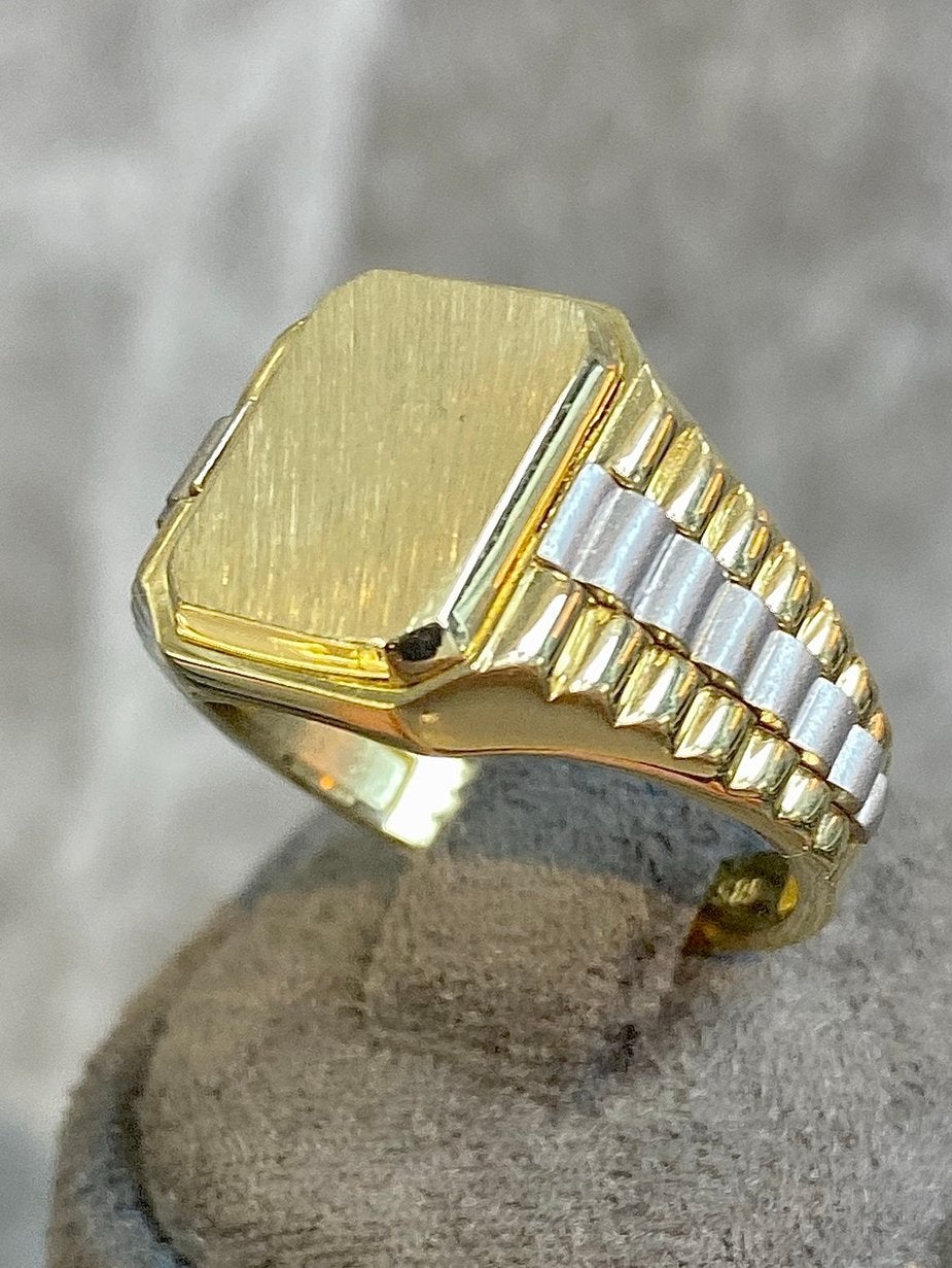 14k Gouden Rolex Zegelring, 20 of groter, Nieuw, Ophalen of Verzenden, Dame of Heer