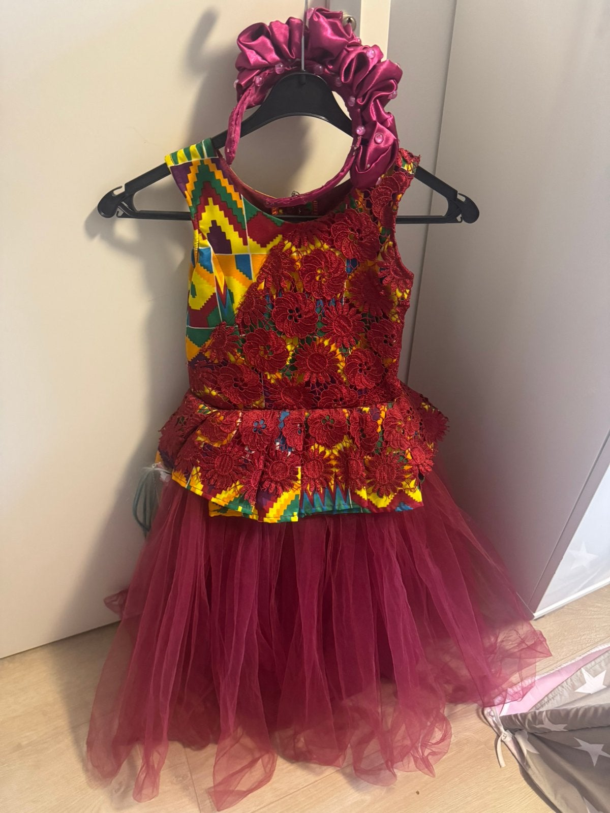 Jurk custom made 7-8 jaar, Kinderen en Baby's, Kinderkleding | Maat 122, Meisje, Geen, Geen, Nieuw