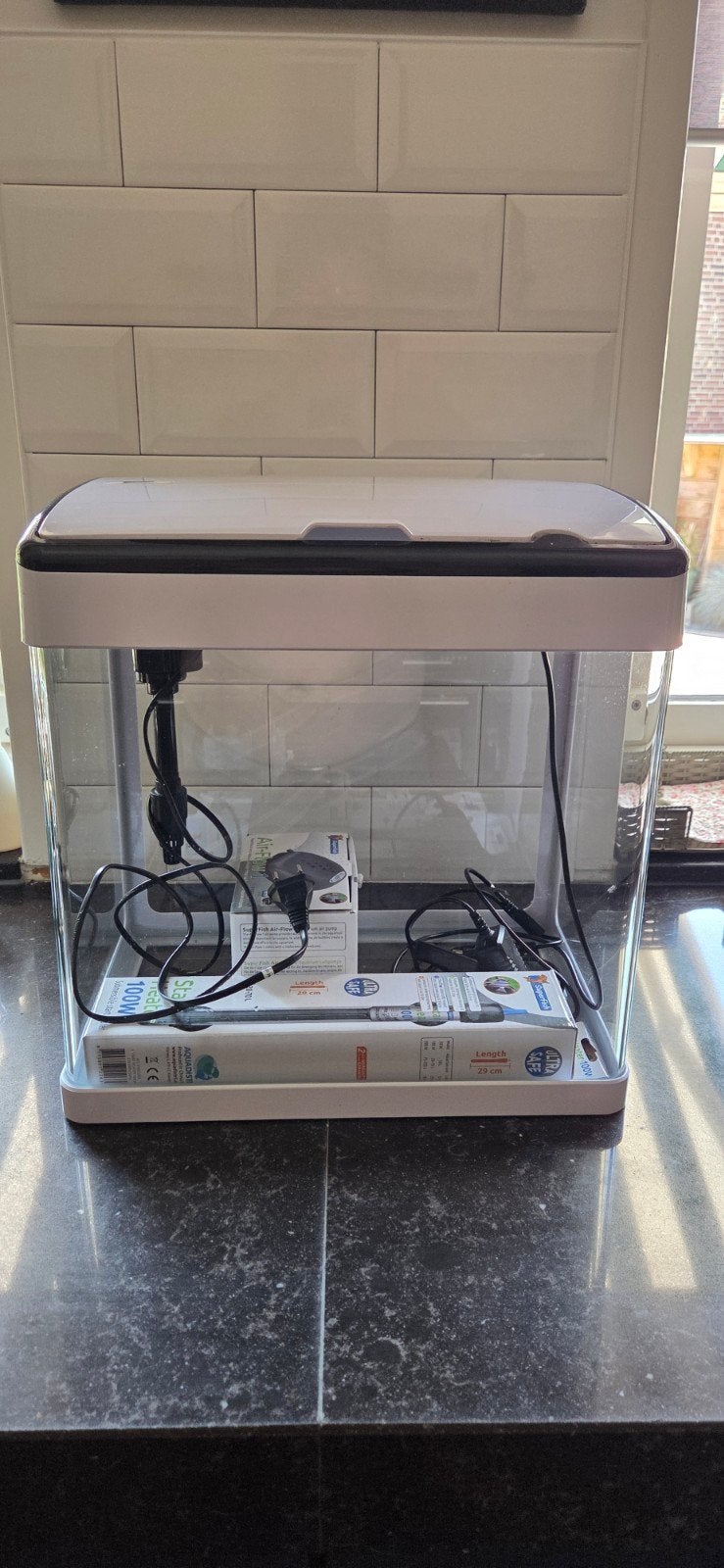 superfish aquarium panorama 35 liter, Ophalen, Zo goed als nieuw, Leeg aquarium, Superfish