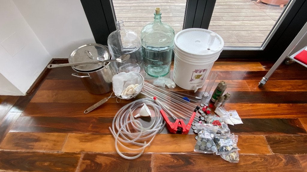 Complete Beer Home Brewing Equipment, Ophalen