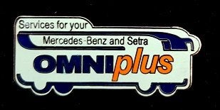 Mercedes-Benz Setra Omniplus pin, Verzenden, Nieuw, Transport, Speldje of Pin