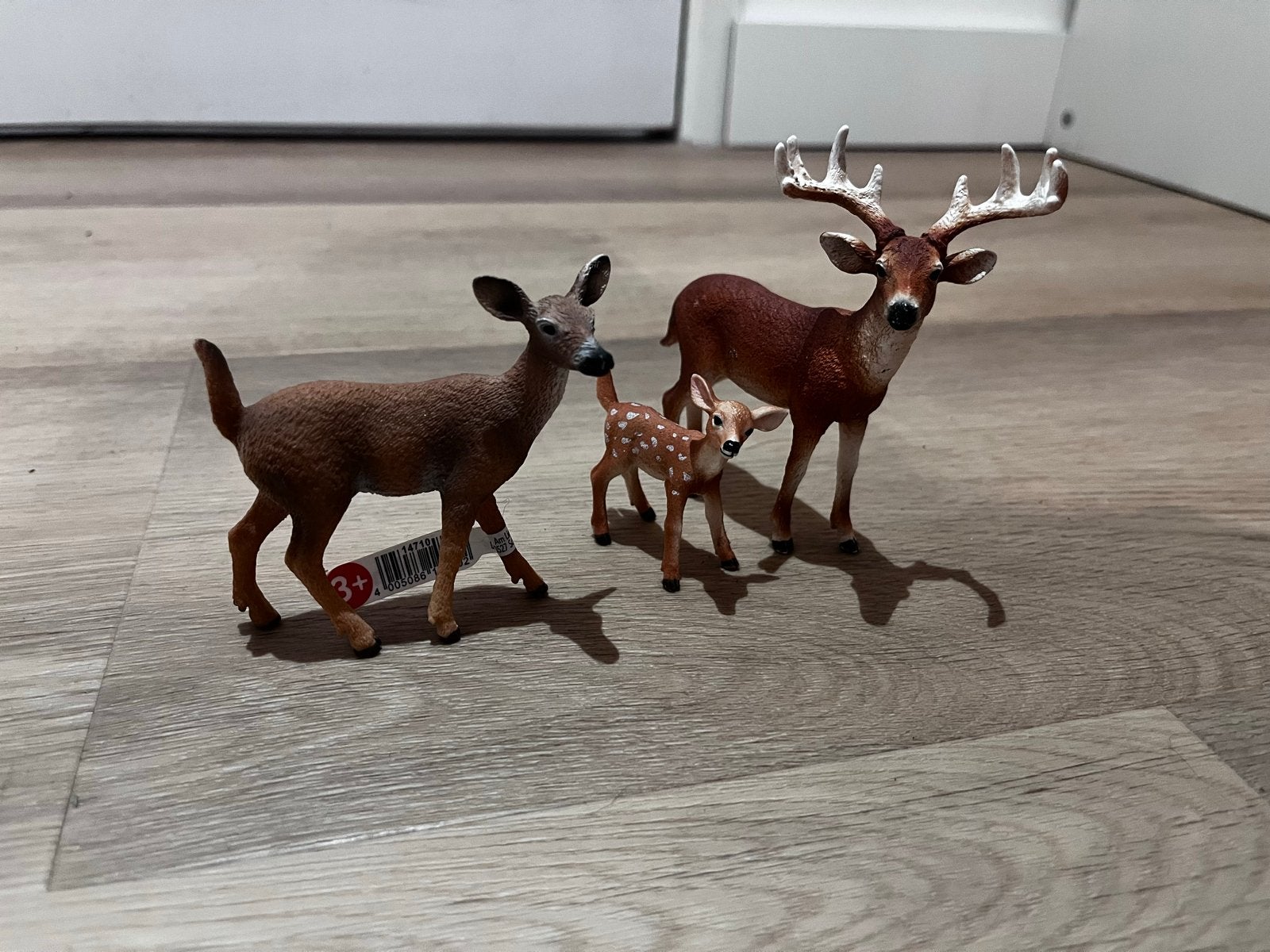 Hertenfamilie Speelgoedfiguren - Schleich, Ophalen of Verzenden, Zo goed als nieuw