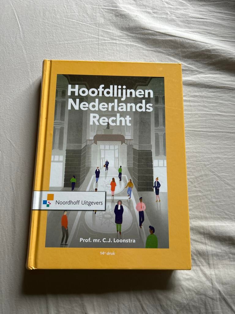 Hoofdlijnen Nederlands Recht - 14e druk, Ophalen of Verzenden, Gamma, Zo goed als nieuw, HBO