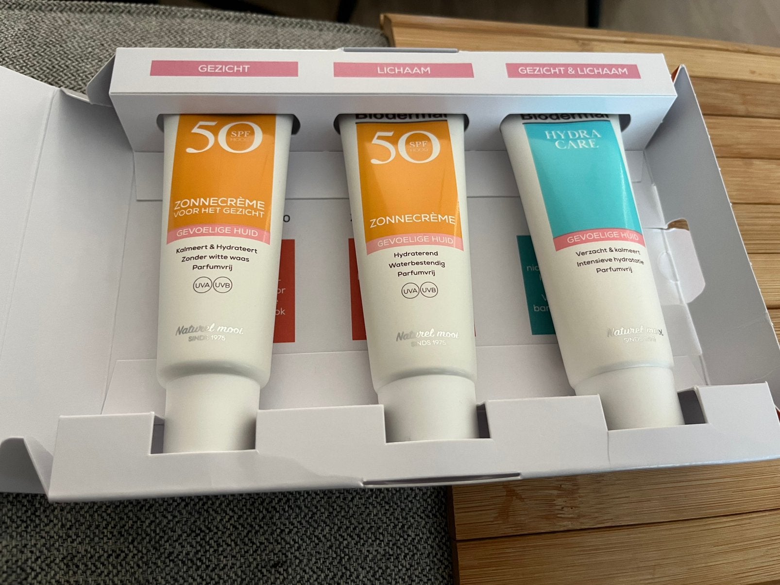 Zonnebrand zonnecreme biodermal, Sieraden, Tassen en Uiterlijk, Uiterlijk | Gezichtsverzorging, Ophalen of Verzenden, Nieuw, Gehele gezicht