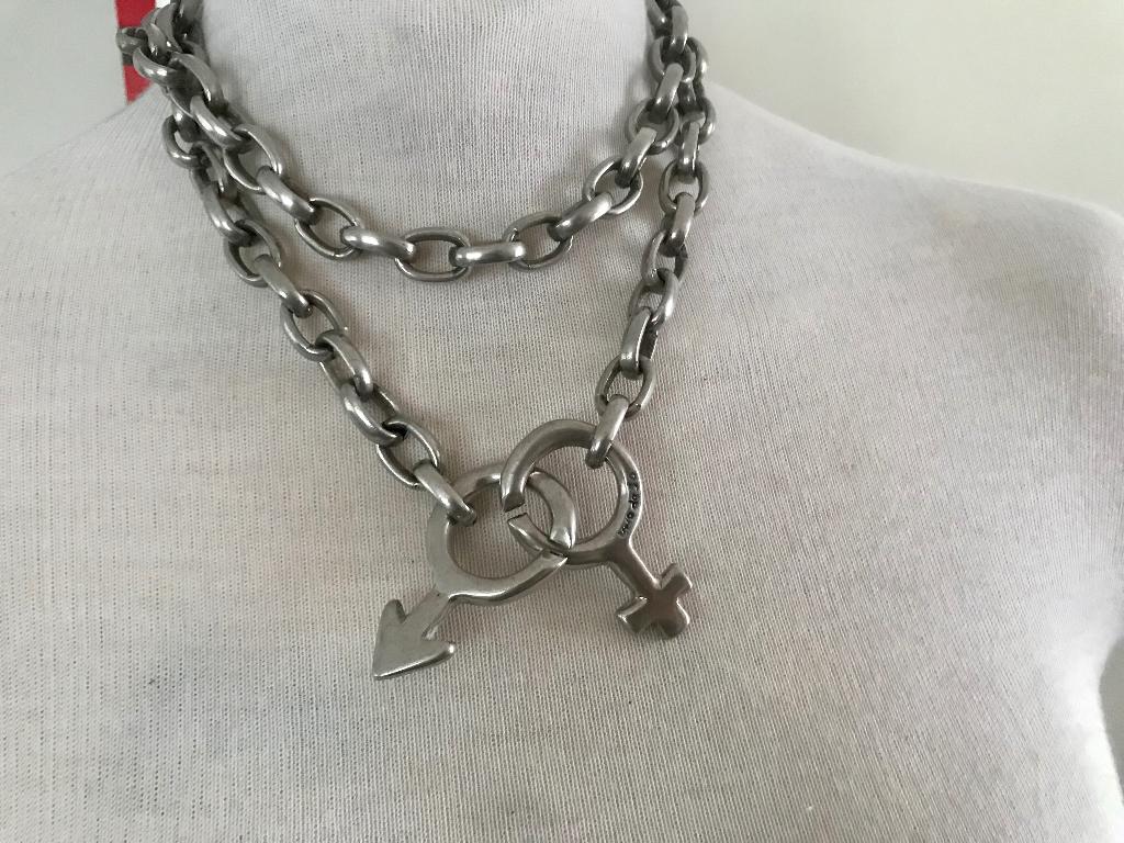 Uno de 50 ketting (32) Man/vrouw (armband/riem), Sieraden, Tassen en Uiterlijk, Kettingen, Nieuw, Ophalen of Verzenden, Zilver