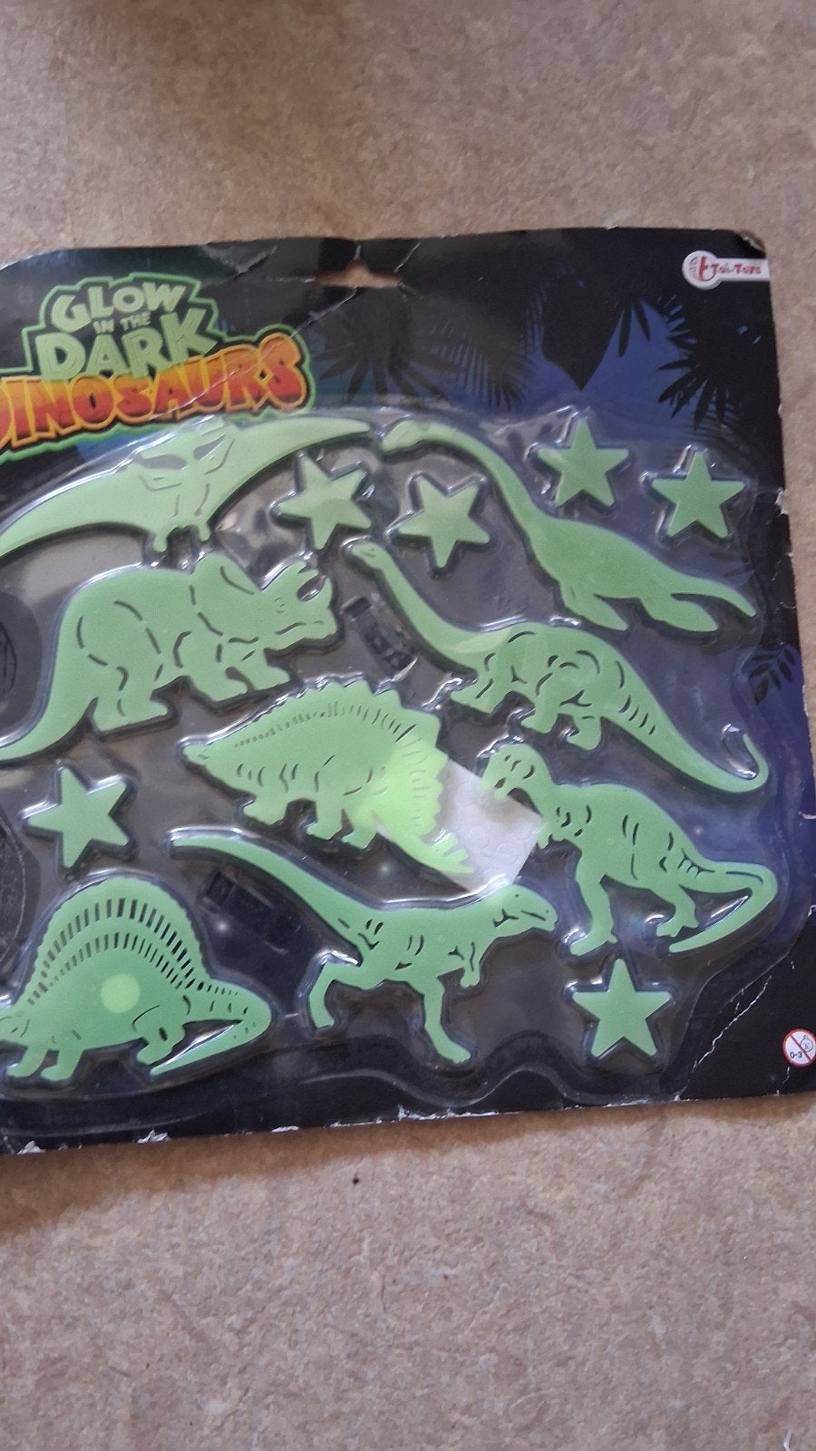 Glow in the Dark Dinosaurus Stickers, Ophalen of Verzenden, Nieuw, Jongen of Meisje