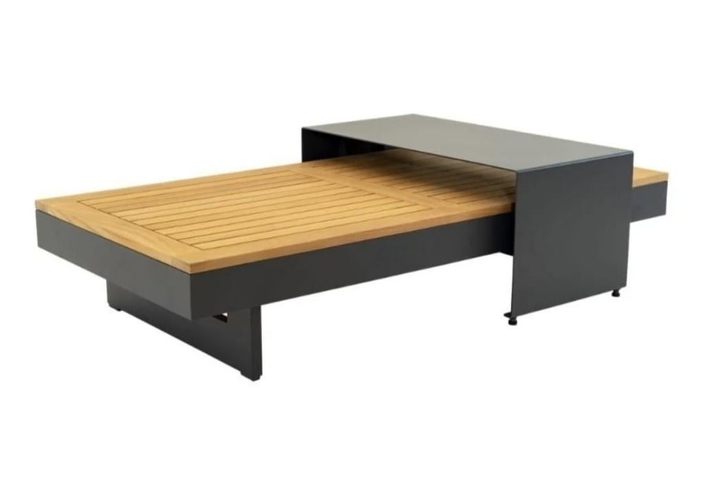 Leslie Living Barbados loungeset tafel, Tuin en Terras, Tuinsets en Loungesets, Ophalen, Nieuw, Aluminium, Bijzettafel