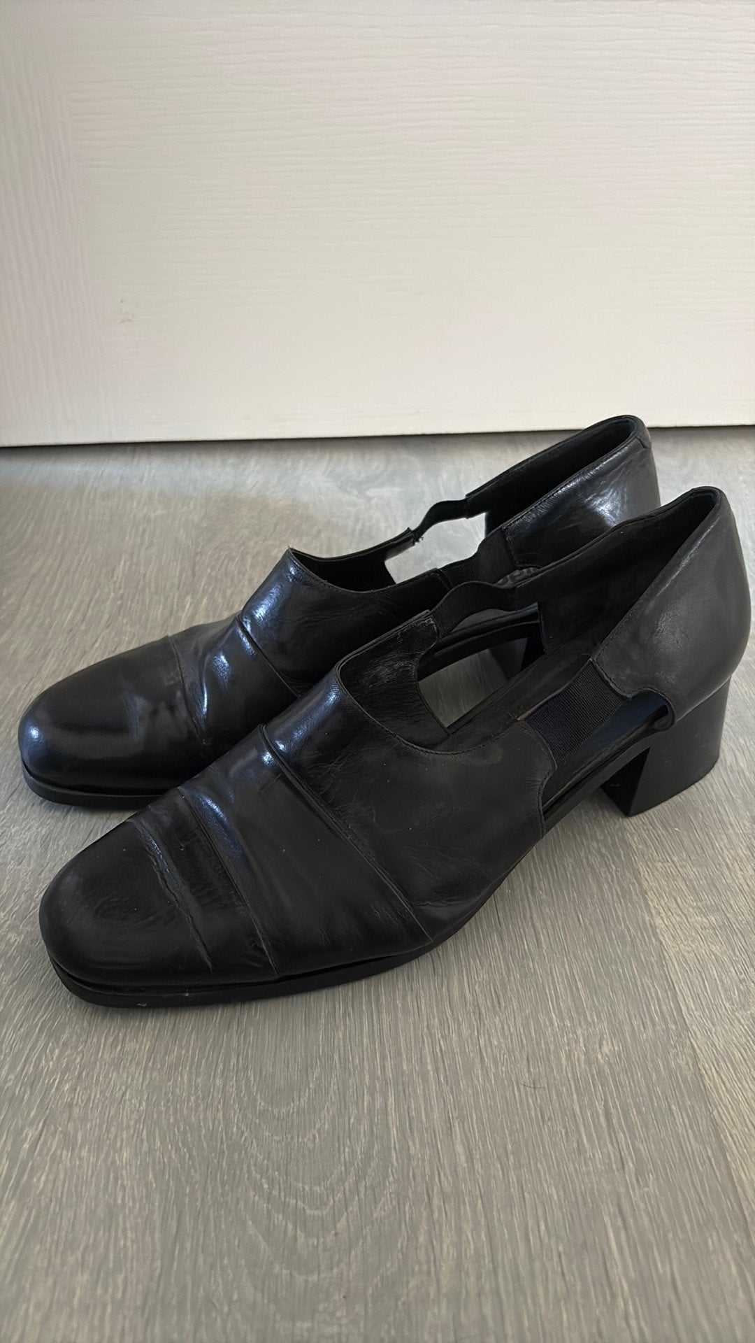 Bladelli hak schoentjes maat 43, Kleding | Dames, Schoenen, Ophalen, Zo goed als nieuw, Zwart