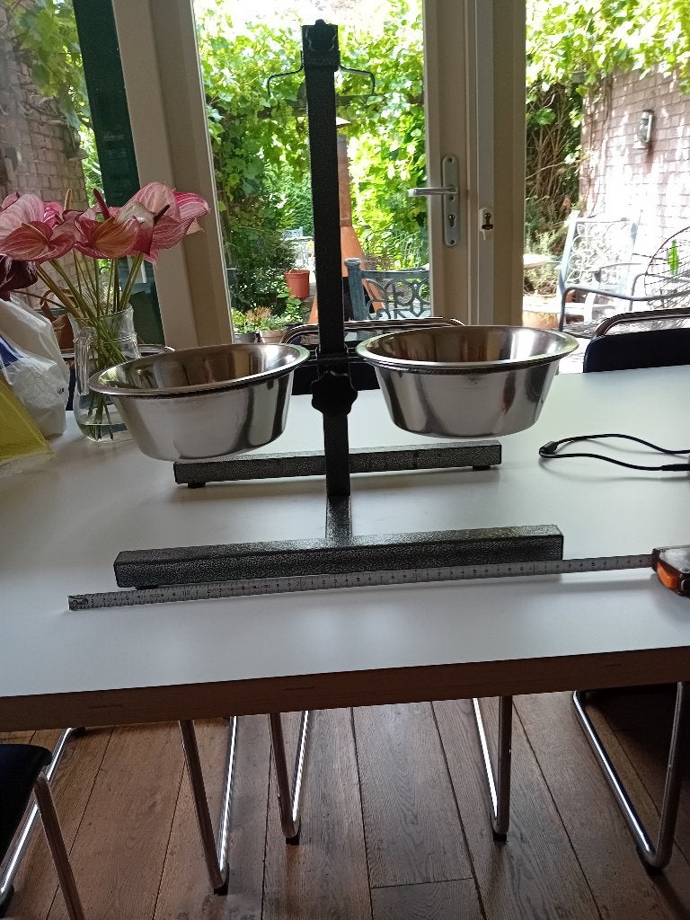 honden voer en drinkbak, Dieren en Toebehoren, Hondenvoerbakken en Drinkbakken, Ophalen, Verstelbaar, Nieuw