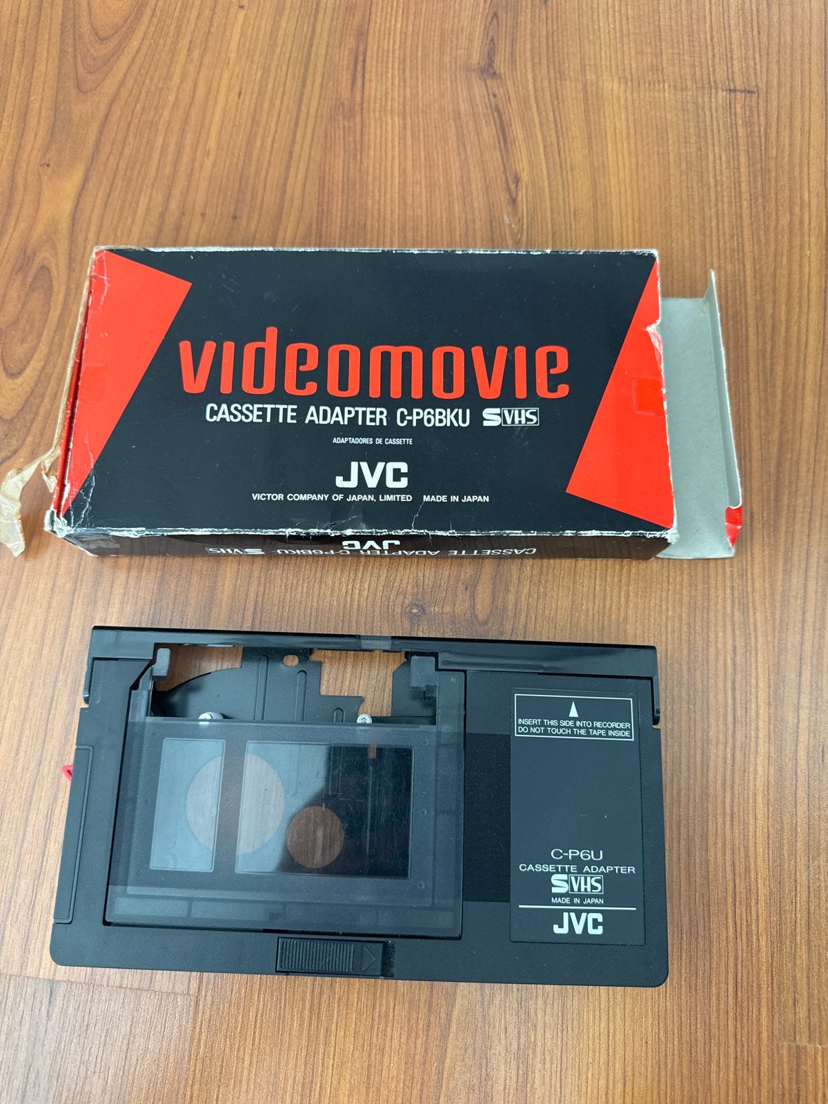 JVC Videomovie Cassette Adapter C-P6BKU S-VHS, Ophalen of Verzenden, Gebruikt, Overige typen
