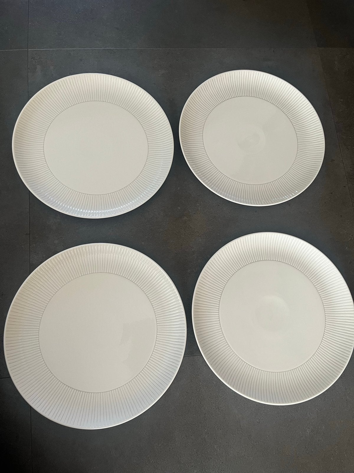 4x Ellen DeGeneres by Royal Doulton dinerborden, Ophalen of Verzenden, Zo goed als nieuw, Bord(en), Modern