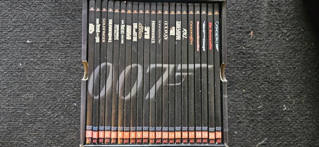 James Bond 007 DVD Boxset - Complete Collectie, Cd's en Dvd's, Gebruikt, Boxset, Actiethriller, Ophalen of Verzenden