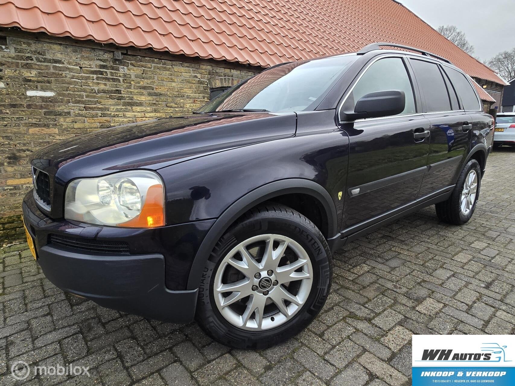 Volvo XC90 2.4 D5 Momentum Marge!, Auto's, Gebruikt, 163 pk, Leder, Bedrijf