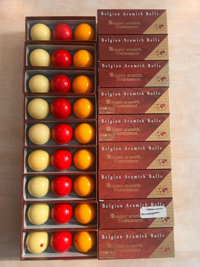 Biljartballen (9 sets) (ook los te koop), Sport en Fitness, Ophalen of Verzenden, Keu of Ballen