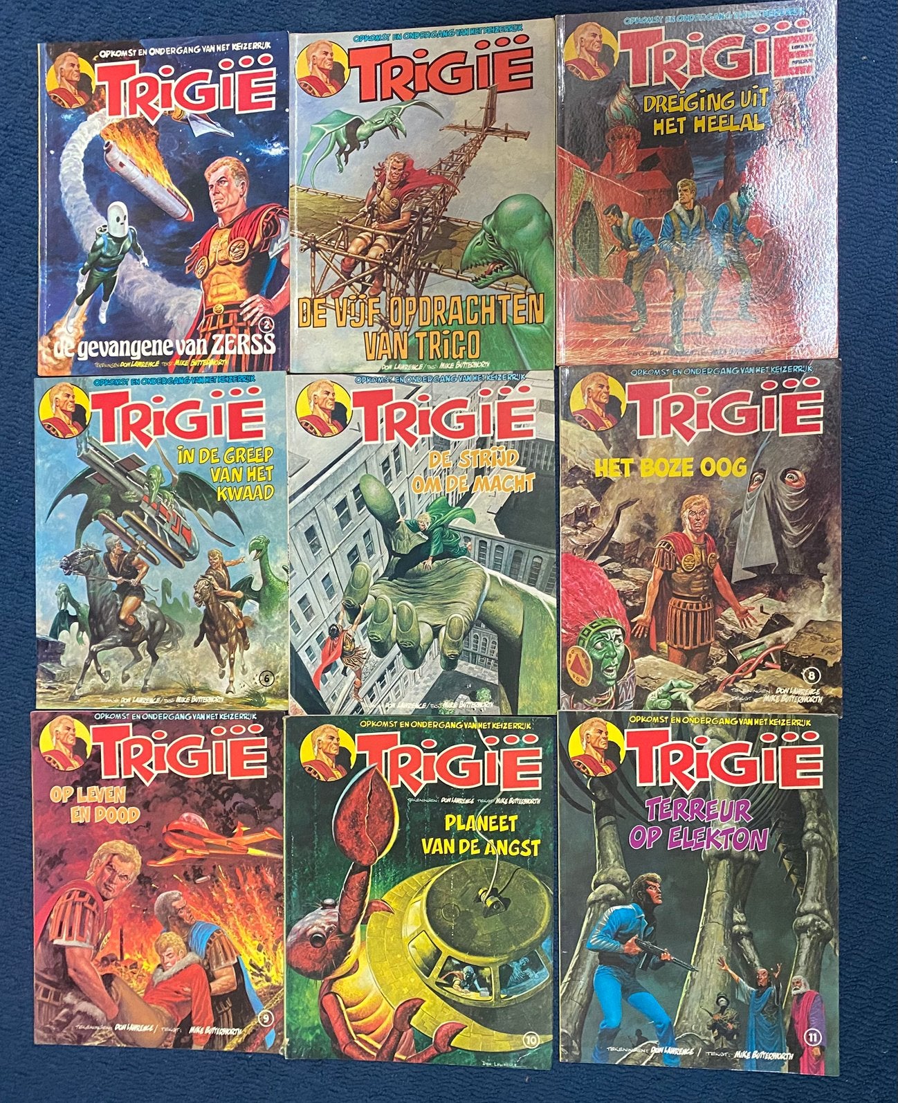 Trigië verzameling, Boeken, Stripboeken, Meerdere stripboeken, Ophalen of Verzenden, Gelezen